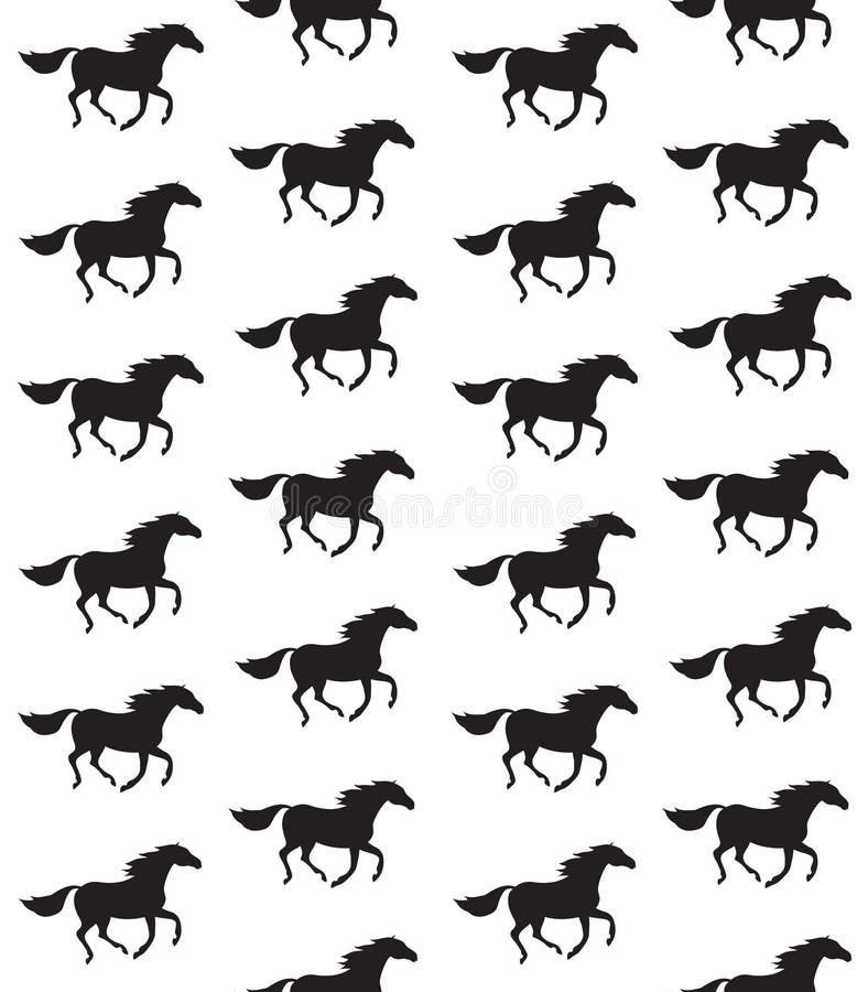 Silueta De Caballos Negros Sin Fisuras Stock de ilustración - Ilustración de paseo, fondo: 166526795 Silueta De Caballos Negros Sin Fisuras Stock de ilustración - Ilustración de paseo, fondo: 166526795