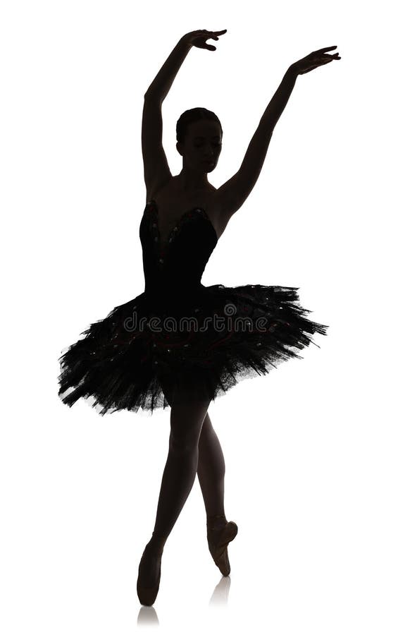 Silueta De La Bailarina Que Hace Pirueta De La Posición De Ballet Contra El  Fondo Blanco, Aislado Imagen de archivo - Imagen de persona, retrato:  79549921