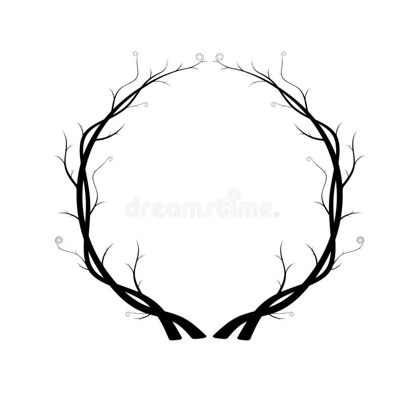 Silueta de la vid aislada en el fondo blanco ilustración del vector Silueta de la vid aislada en el fondo blanco ilustración del vector