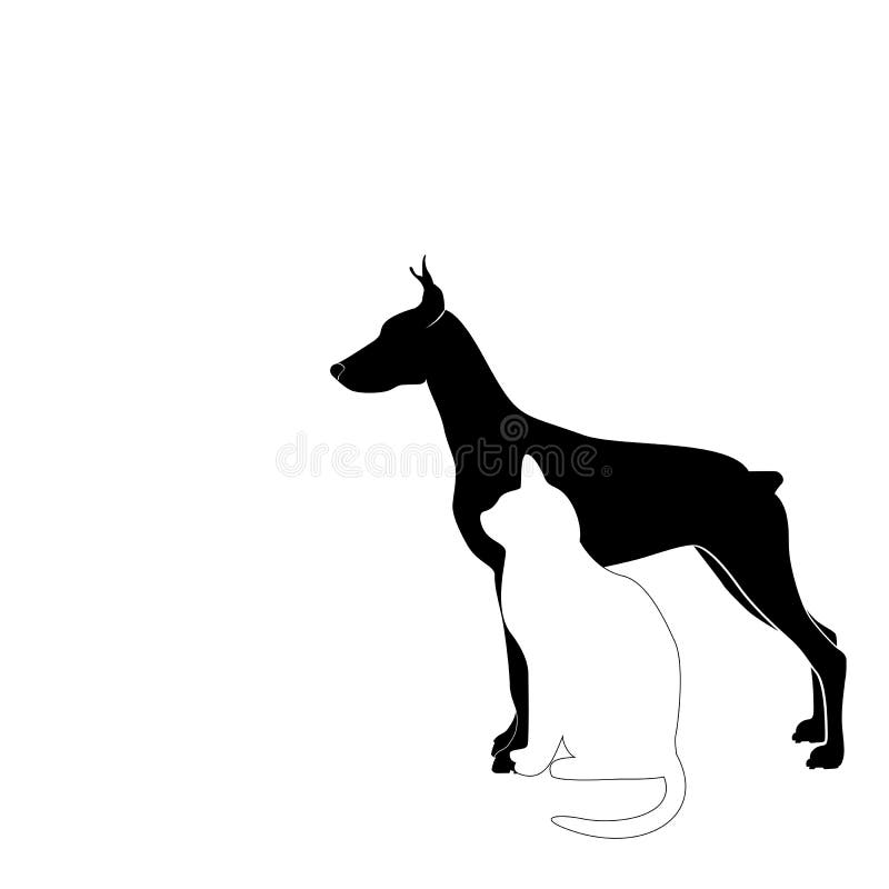 Veterinario Care Cavallo, Cane E Gatto Insieme Animali Domestici Amichevoli 78504425