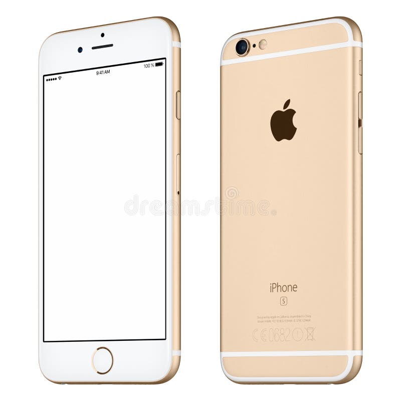 Silver Apple IPhone X Back Side Front View Isolated on White Background