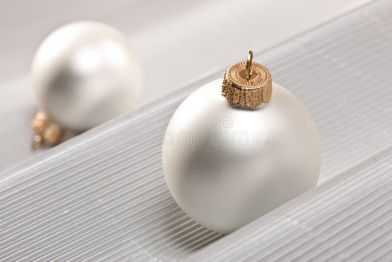 Silver balls stock image. Image of christmas, background 12223227