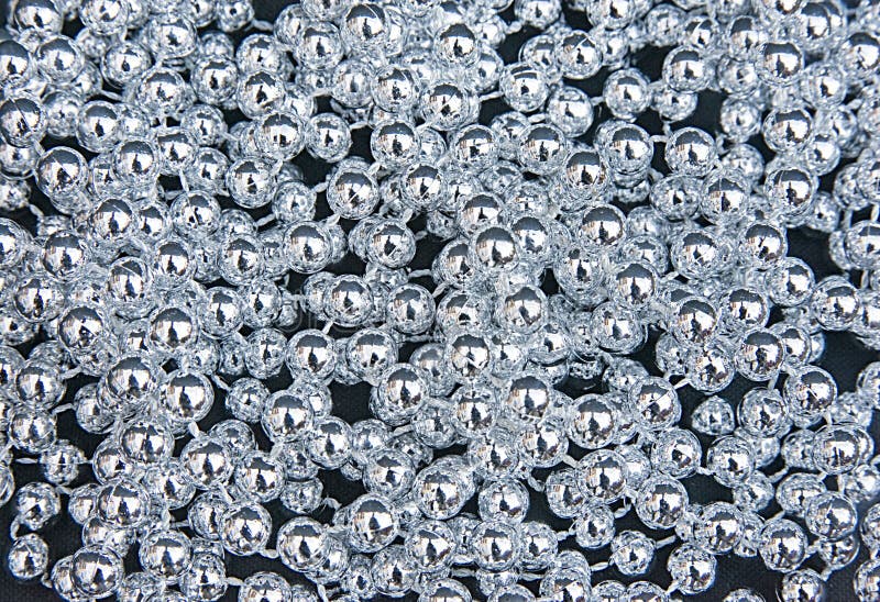 Silver balls background.