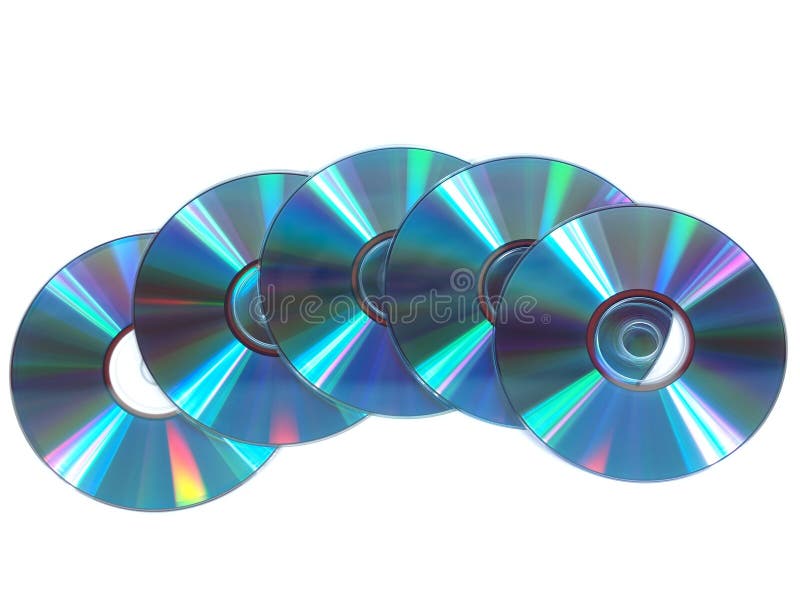 Silver-blue CD, DVD disks