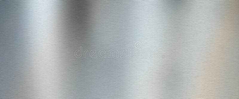 Silver brushed metal texture