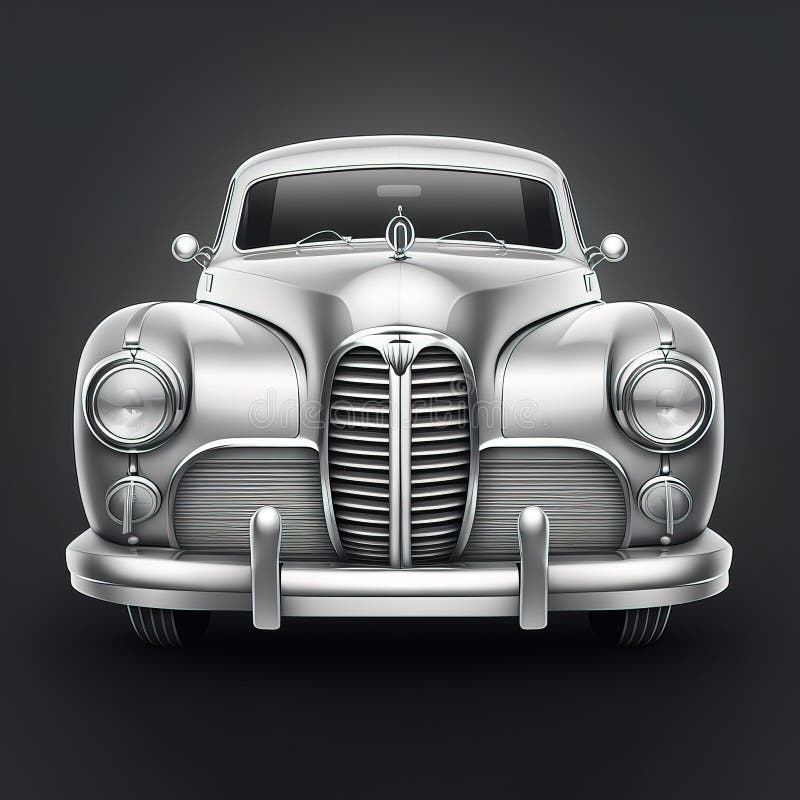 Small Silver Car Stock Illustrations 423 Small Silver Car Stock