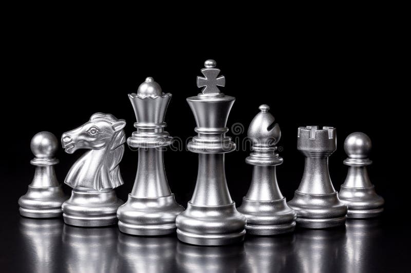 Silver Rook Chess Figure Isolated Stock Photos - Free & Royalty-Free ...
