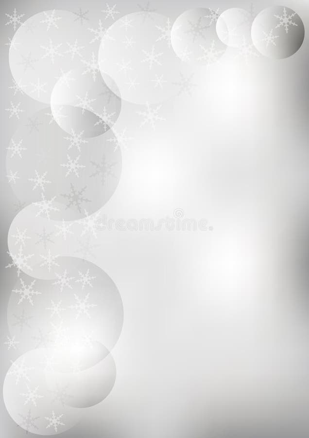 Silver Christmas Background