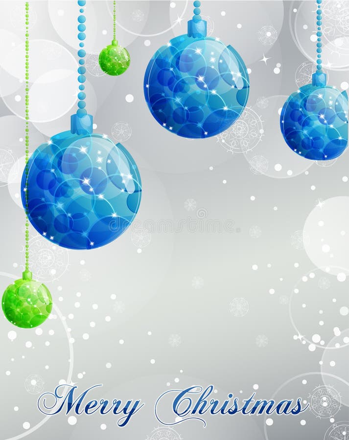 Christmas Ornaments Border stock illustration. Illustration of ...