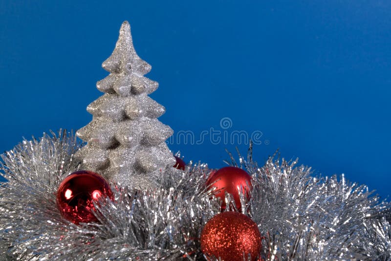 Silver christmas card
