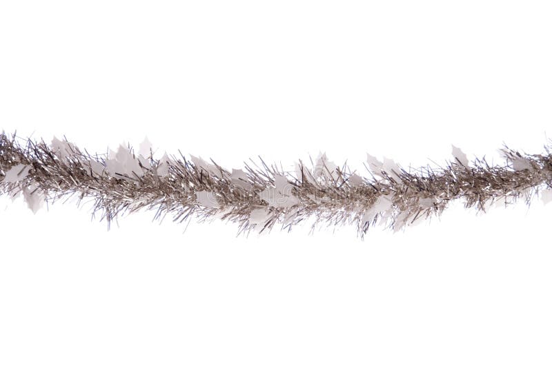 Christmas Tinsel Lights Background Stock Image Image of sparkle