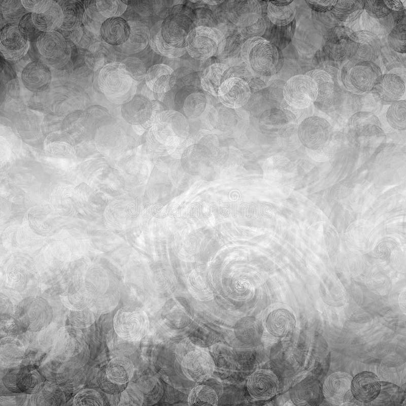 Silver Circular Swirl Grunge Background Stock Illustration Image