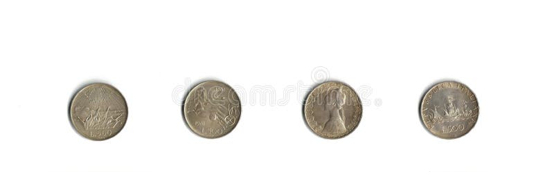 Silver coins Italian