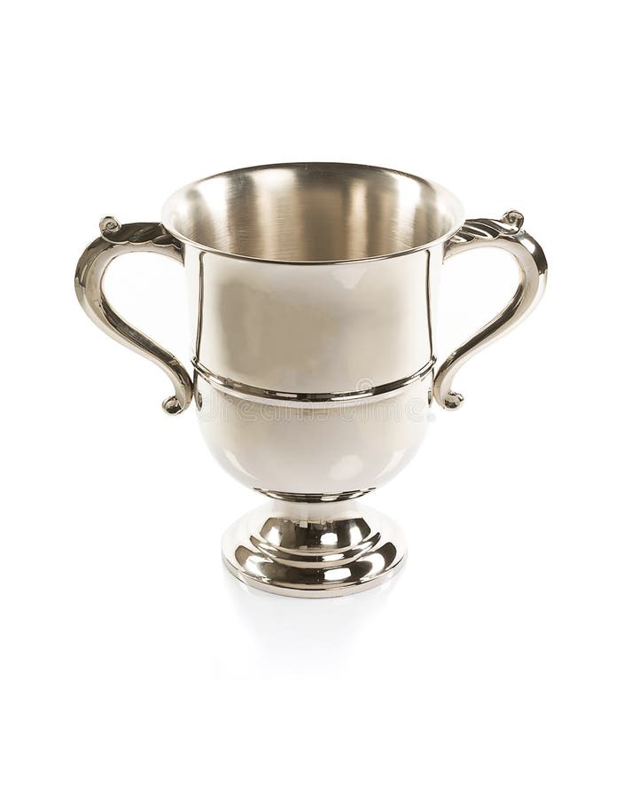 Silver Cup isolated stock image. Image of elegant, reward 35398379