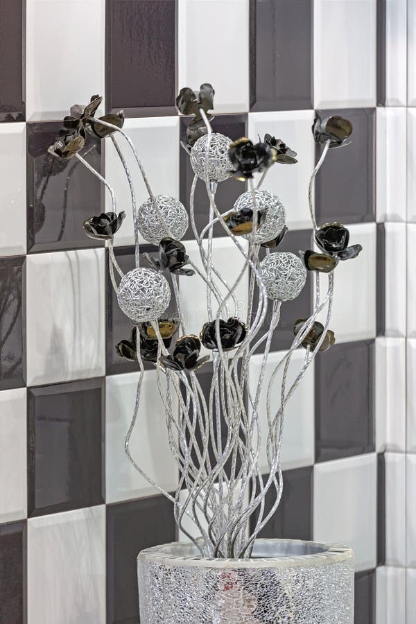 Silver bathroom stock photo. Image of water, contemporary 23749544