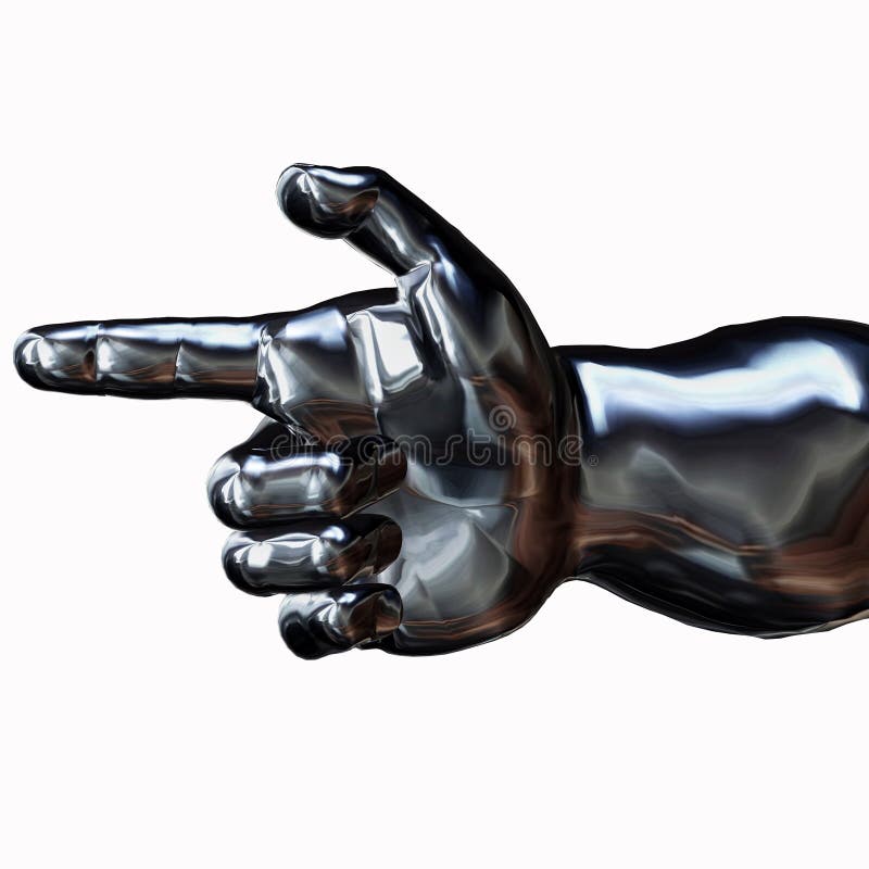 Silver Direction stock illustration