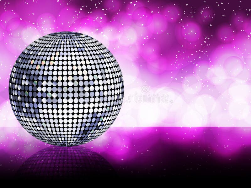 Silver disco ball background