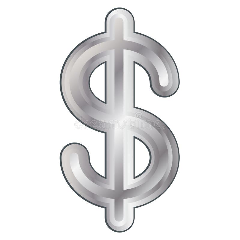 Dollar decoration vector stock vector. Illustration of curve - 8510626
