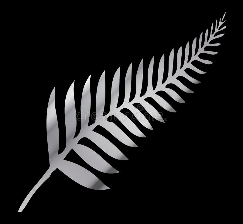 Silver Fern Silhouette Stock Illustrations – 47 Silver Fern Silhouette