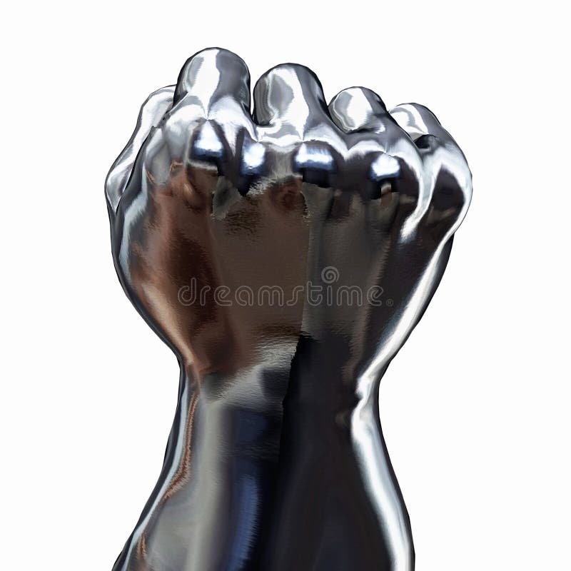 Silver Fist stock illustration