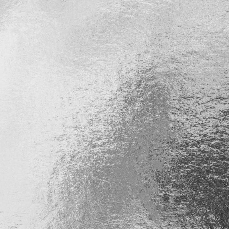 Silver Foil Shiny Metal Texture Background Wrapping Paper for Wallpaper