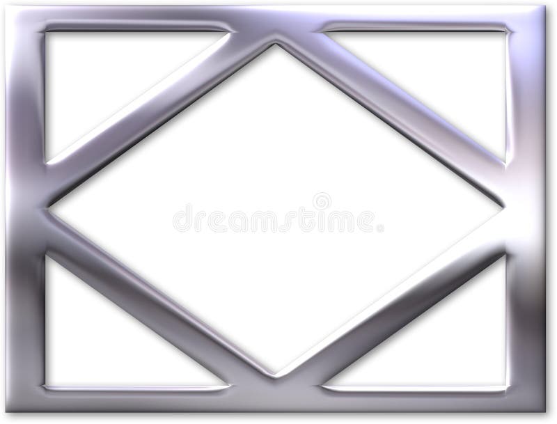 Silver frame with bevel