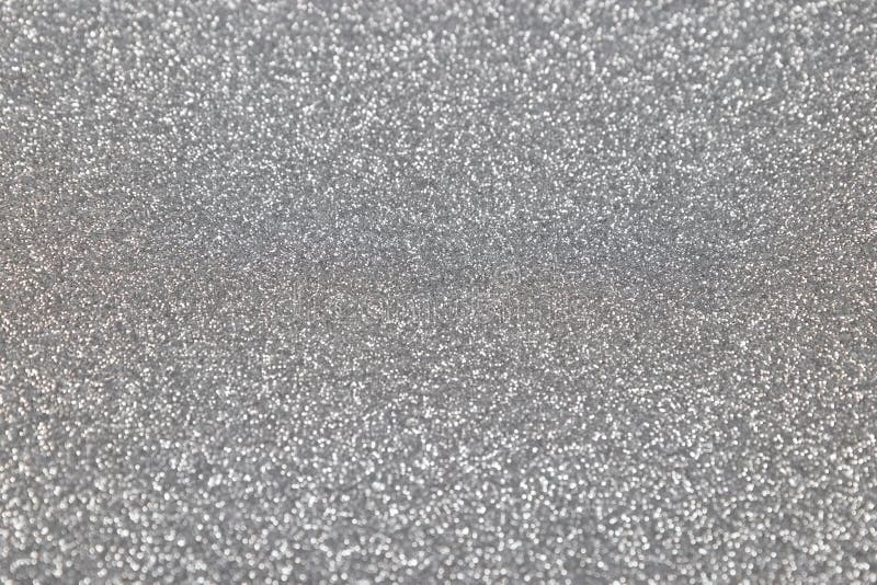 Silver Glitter Background. Abstract Shiny Texture. Stock Photo - Image