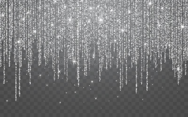 Silver Glitter Seamless Background Texture Luxury Silver Etsy