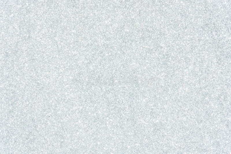 Silver glitter texture white sparkling shiny wrapping paper background for  Christmas holiday seasonal wallpaper decoration, greeting and wedding  invitation card design element Stock Photo