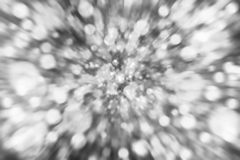 Silver Grey Bokeh Zoom Background Stock Image Image of zooming, light