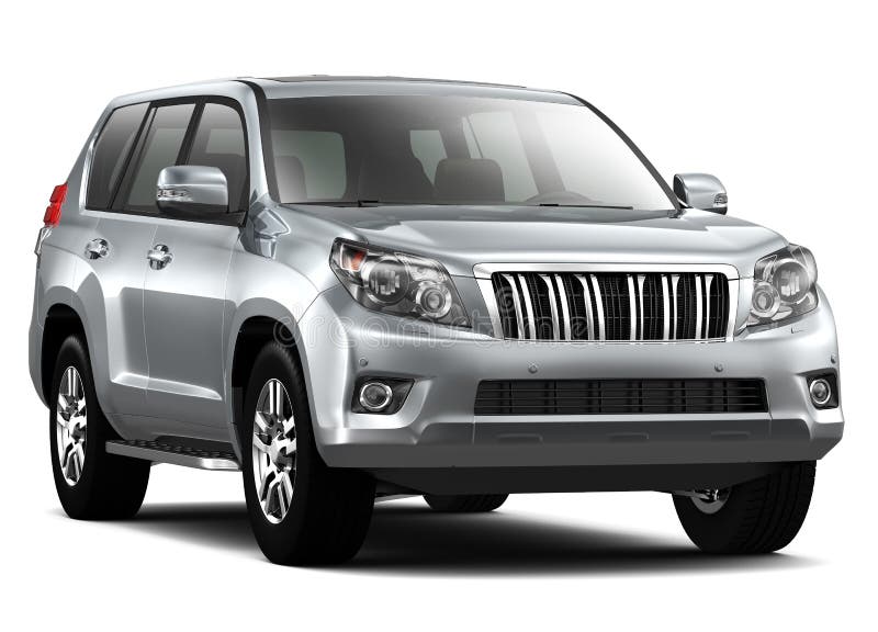 Silver Luxury SUV Royalty Free Stock Images Image 31663399