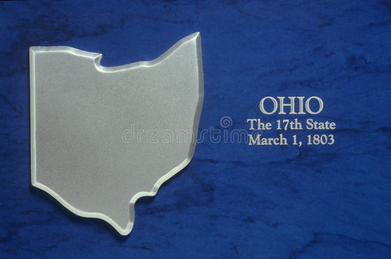 Silver Map of Ohio