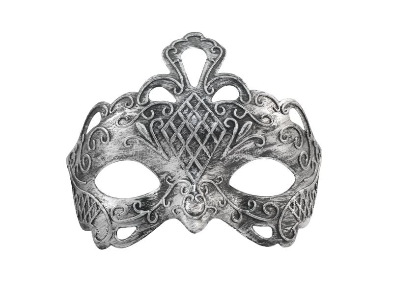 Silver mask. royalty free stock photo Silver mask. royalty free stock photo