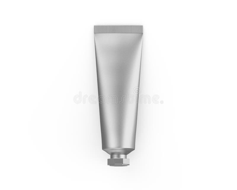 silver-metallic-cosmetic-tube-mockup-template-on-isolated-white