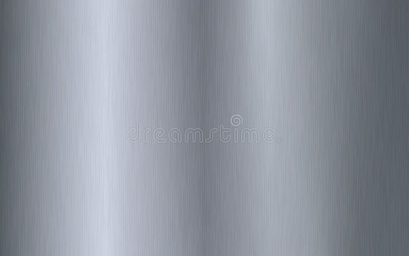 Silver Metallic Radial Gradient with Scratches. Titan, Steel, Chrome