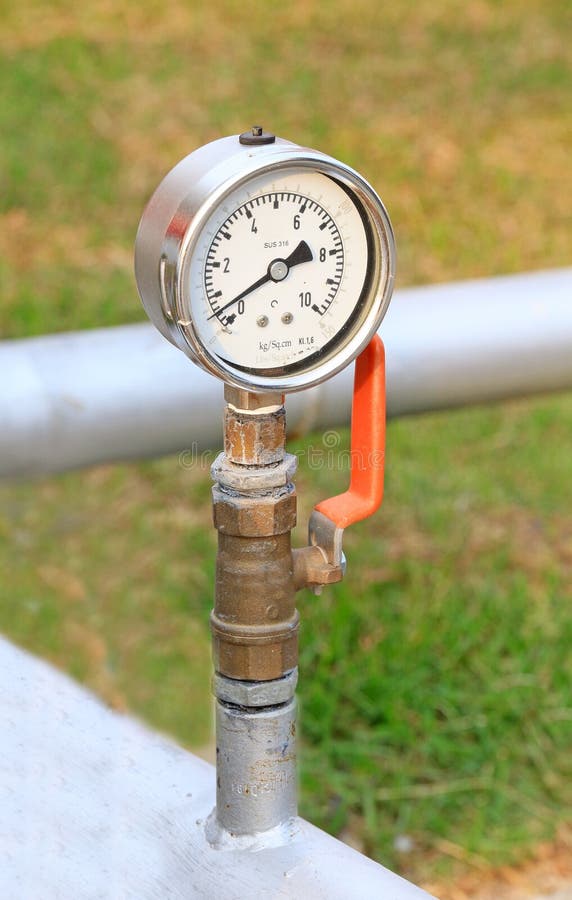 Big Valve and Pipe Line on Water System in Factory Stock Image Image