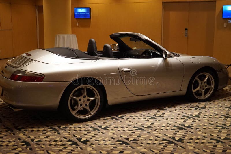 Silver Porsche 911 Convertible Editorial Image Image of perth