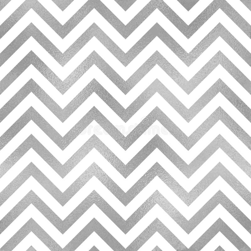 Silver seamless pattern. Background stripe chevron. Elegant zigzag lines. Repeating delicate chevrons striped texture. Tender tria royalty free stock photos