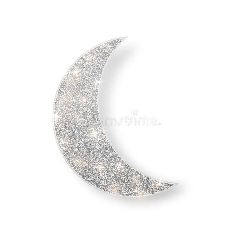 Collection Of Shiny Gold Crescent Moon And Stars Vector On Black Background  PNG Images