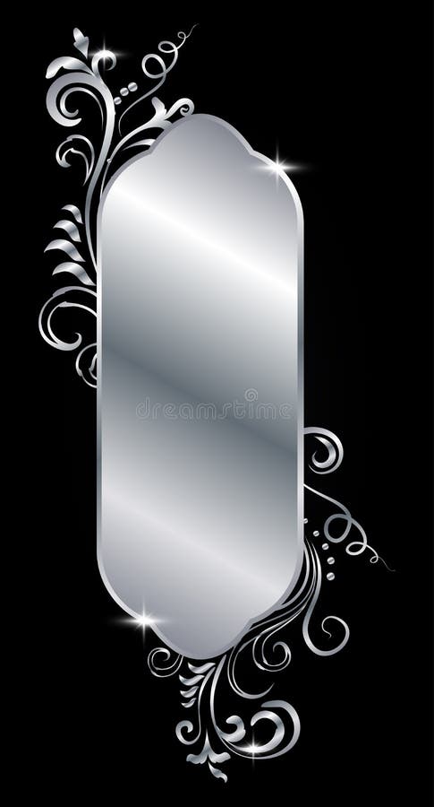 Shiny Silver Letters On Black Background Stock Photo - Download Image Now -  Art, Black Background, Border - Frame - iStock
