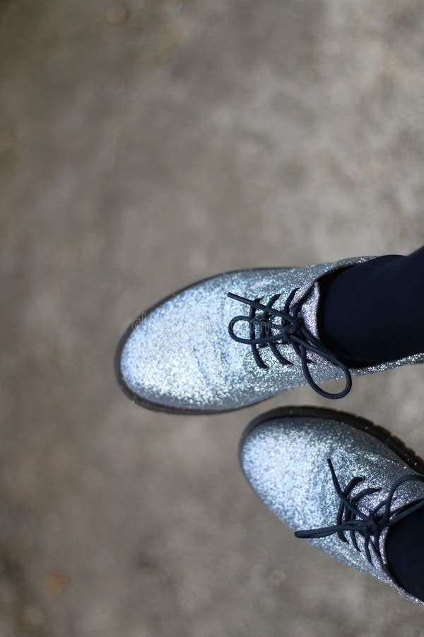 Glittery shoes stock image. Image of dance, glitter, footwear - 55956041