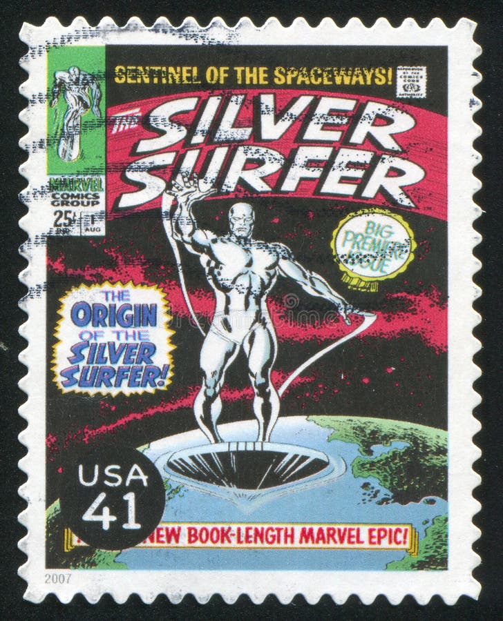 Silver Surfer editorial stock image. Image of ancient - 98515494