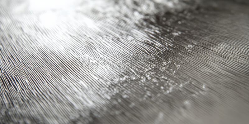 A silver textured surface with a fine, crosshatched pattern, adding a delicate, linear texture royalty free stock images
