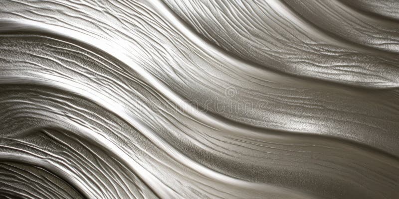 A silver textured surface with a fine, crosshatched pattern, adding a delicate, linear texture royalty free stock images