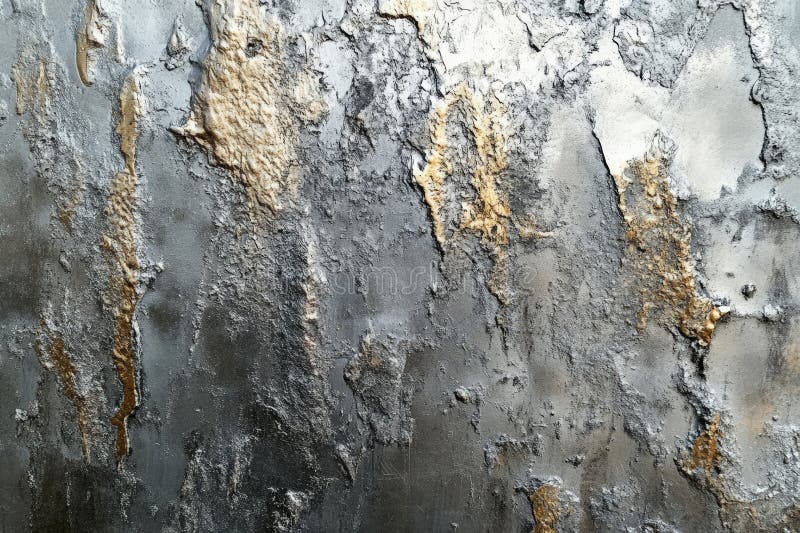 A silver textured surface with a heavily corroded appearance, showing deep pits and rough areas stock images