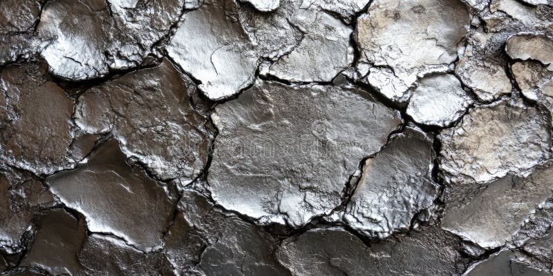 A silver textured surface with a rugged, cast-metal finish, showcasing rough, uneven areas that stock images