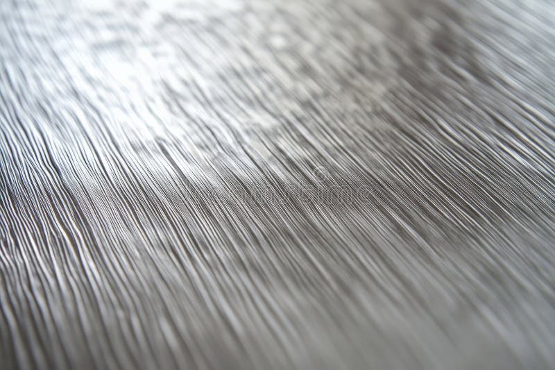A silver textured surface with a smooth, matte finish, featuring faint, linear patterns that add a royalty free stock images