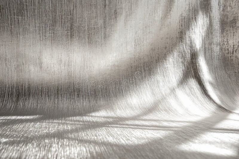 A silver textured surface with a smooth, matte finish, featuring faint, linear patterns that add a royalty free stock photography