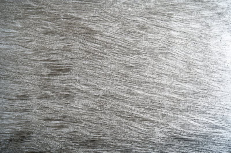 A silver textured surface with a soft, brushed finish, showcasing fine, parallel lines that add a royalty free stock photo