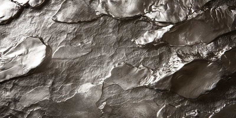A silver textured surface with a subtle, organic pattern, reminiscent of natural formations royalty free stock images